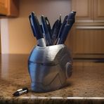 3D Layer Craft Iron Man Kalemlik Demir Adam Figür