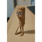 3D Layer Craft Tung Tung Tung Sahur Brainrot 20 cm Büyük Boy Karakter Figür Oyuncak