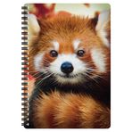 3D LiveLife A5 dizüstü bilgisayar - Deluxebase'den Bebek Kırmızı Panda. 80 sayfalık 3D Kırmızı Panda defter. Ünlü sanatçı Michael Searle tarafından lisanslı sanat eserleri ile okul veya ofis malzemeleri