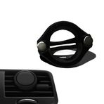 3D M OOONO CO-Driver NO2 için manyetik havalandırma ızgarası tutucu, araç klipsi, havalandırma ızgarası, tutucu, gösterge paneli, şeklini korur, havalandırma, otomobil, siyah