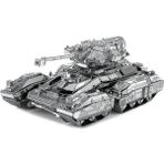 3D Metal Yetişkinler Için Tank Bulmaca Çocuk Dıy Montaj Modeli Kiti (Yurt Dışından)