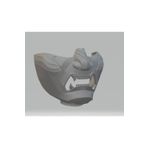 3d model s Ghost of Tsushima Esintili Maske – 3D Üretim Aksesuar