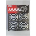 3D Nissan Alüminyum Yapıştırma Jant Göbeği 4'lü 60mm