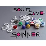 3D Plus-Squid Game Gonggi Spinner 5 Taş Oyunu Için Çelik Bilyalı Set - 5 Renkli Taş Dönen Kapaklı Şekliyle