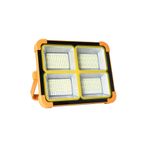 3D Printer Sepeti 200W Solar Güneş Enerjili LED Projektör – Taşınabilir, Powerbank Özellikli, 5 Modlu Aydınlatma