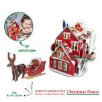 3D Puzzle Maket Akar Yılbaşı Evi .