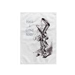 3D Rose Hatter Have I Gone Mad Alice in Wonderland El/Spor Havlusu, 15 x 22