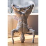 3D SerArt Yoga Yapan İnsan Figürü 14 CM Erkek Beyaz