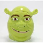 3D Shrek Tasarımı Kapaklı Kupa Bardak Alk4534