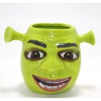 3D Shrek Tasarımı Porselen Kupa Bardak Alk4507