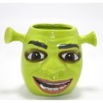 3D Shrek Tasarımı Porselen Kupa Bardak Midastech - Renkli - 0 - 200 ml