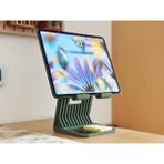3D Snaxx Modern ve Ergonomik Tablet Standı – Masaüstü Çok Amaçlı Tablet Tutucu Organizer - Yeşil