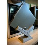 3D Tasarım Modern Tabanca Kartvizitlik - Dekoratif Masaüstü Not Tutucu & Ofis Aksesuarı