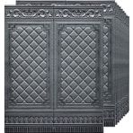3d Tuğla Duvar Kağıdı 70x90cm 10 Adet Kendin Yap Kendinden Yapışkanlı Duvar Karoları, Ev Dekorasyonu İçin 3d Duvar Panelleri, Kalınlaşmak 3 mm, Ofis Çocuk Odası Oturma Odası Yatak Odası İçin, Gri