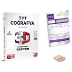 3D Tyt Coğrafya Video Destekli Defter - Yks 2026 + Telefon Tutucu + Tyt Deneme