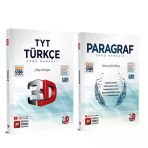 3D Tyt Türkçe Ve Paragraf Soru Bankası Seti 2 Kitap