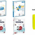 3D ve Üçdörtbeş TYT Matematik Geometri Soru Bankası Seti 4 Kitap