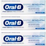 3D White Advanced Ekspres Beyazlatma Ferah Parlaklık Macunu 75 Ml 3Lü Paket