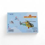3D ''yap ve boya''ahşap boyanabilir helikopter maketi