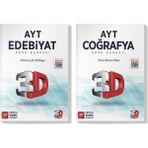 3D Yayınları 2022 AYT Edebiyat Coğrafya Soru Bankası Seti (2 Kitap)