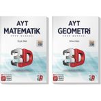 3D Yayınları 2022 AYT Matematik Geometri Soru Bankası Seti (2 Kitap)