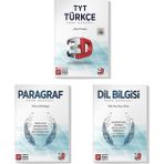 3D Yayınları 2022 TYT Türkçe Paragraf Dil Bilgisi Soru Bankası Seti (3 Kitap)