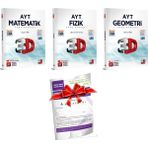 3D Yayınları 2024 AYT Soru Bankası Matematik - Geometri - Fizik - TYT Deneme