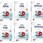 3D Yayinlari 2024 Tyt Ayt Fizik Kimya Biyoloji Soru Bankasi Seti