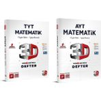 3D Yayınları 2024 Tyt Ayt Matematik Video Destekli Defter Seti Sınav Bilgisi Üniversite Hazırlık (2 Kitap)