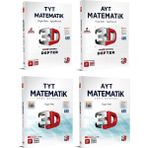 3D Yayınları 2024 Tyt Ayt Matematik Video Destekli Defter + Soru Seti 4 Kitap