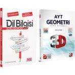 3D Yayınları 3D Ayt Geometri ve Akm Dil Bilgisi Soru Bankası Seti 2 Kitap