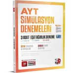 3D Yayınları AYT Tüm Dersler Eşit Ağırlık Simülasyon 3 Deneme Sınavı