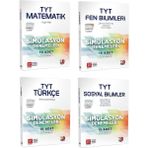 3D Yayınları Çözüm TYT Matematik - Fen - Türkçe - Sosyal Simülasyon Deneme Seti 4