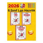 3D Yayınları Güncel Lgs Hazırlık 8.Sınıf Fen-Türkçe-İnk.Tarihi Soru Bankası Set+Tablet Kalemi