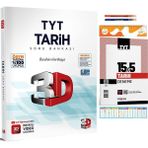 3D Yayınları TYT 3D Tarih Soru Bankası ve 2025 TYT Tarih 15 Deneme Tamamı Video Çözümlü Marka Yayınlar
