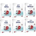 3D Yayınları Tyt Ayt Fizik Kimya Biyoloji Soru Bankası Seti Yeni 2021
