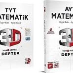 3D Yayınları Tyt + Ayt Matematik Video Destekli Defter Seti 2 Kitap