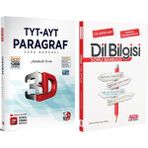 3D Yayınları Tyt Ayt Paragraf Ve Akm Dil Bilgisi Soru Bankası Seti 2 Kitap