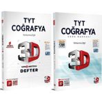3D Yayınları Tyt Coğrafya Video Destekli Defter ve Soru Bankası Seti (2 Kitap)