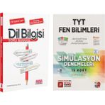 3D Yayınları TYT Fen Bilimleri Deneme ve Ankara Kitap Merkezi Yayınları Dil Bilgisi Soru Bankası Seti 2 Kitap