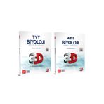 3D Yayınları Tyt Fizik Kimya Biyoloji Soru Bankası Seti 3 Kitap - Kolektif
