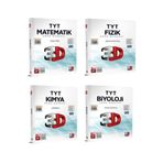 3D Yayınları TYT Matematik - Fizik - Kimya- Biyoloji Soru Bankaları 4'lü Set 2025-26