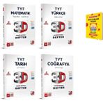 3D Yayınları TYT Matematik Türkçe Tarih ve Coğrafya Video Destekli Defter - Telefon Tutucu