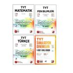 3d Yayınları Tyt Matematik+Fen Bilimleri+Türkçe+Genel Simülasyon Deneme 4 Kitap