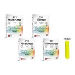 3d Yayınları - TYT Matematik+Fen+Türkçe+Sosyal Simülasyon Deneme Seti 4 Kitap
