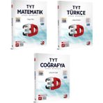 3D Yayınları TYT Türkçe - Matematik - Coğrafya Soru Bankası (3 Kitap)