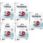 3D Yayınları TYT Türkçe Soru Bankası - Tarih Soru Bankası - Matematik Soru Bankası 5'li Set