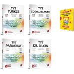 3D Yayınları TYT Türkçe - Sosyal Bilimler - Paragraf - Dil Bilgisi 4'lü Deneme Seti + Planlama Defteri