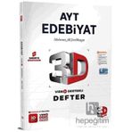 3D Yayınları Yks Ayt Edebiyat Video Destekli Defter