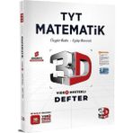 3D Yayınları YKS TYT Matematik Video Destekli Defter Mesleki Hazırlık Sınavı İçin 368 Sayfa